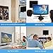 HDTV Antenna, Skywire TV Antenna HD, Indoor Digital TV Antenna 120Miles Range with The Latest Amplifier Signal Booster - 4K Local Channels Broadcast for All Types of Smart Digital Television