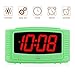 DreamSky Digital Alarm Clock with Snooze, 1.2 Inch Clear Led Digit Display with Dimmer, Simple Operate, Plug in Clock for Bedroom.