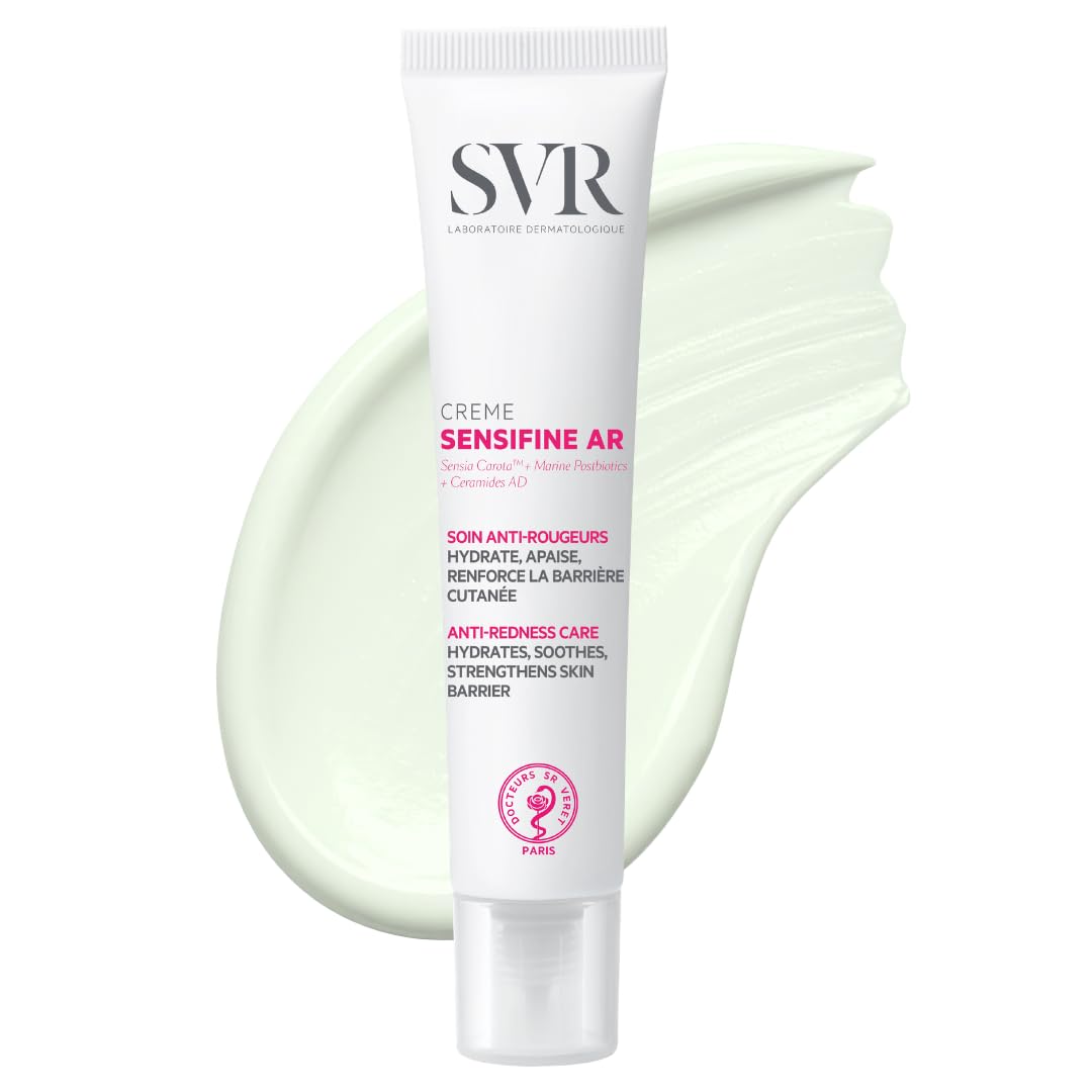 SVR SENSIFINE AR Cooling Hydrating Rosacea Cream for Face, Intensive Soothing Anti-Redness Moisturiser, 40ml (Balanced Skin) — image 1