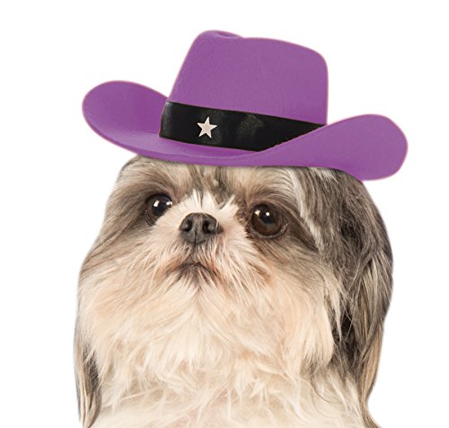 Rubies Costume Lavender Cowgirl Hat Dog Costume