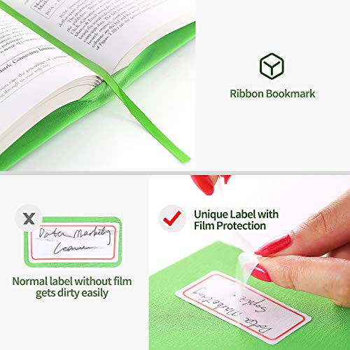 ORASANT 7Pack Book Covers for Hardcover Textbooks,Stretchable up to 9