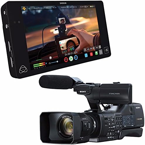 Atomos Shogun 4K HDMI/12G-SDI Recorder and 7" Monitor + Sony NEX-EU50 Camcorder w/ 18-200 Lens 6Ave Saver Bundle