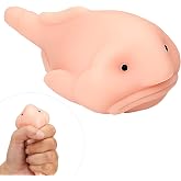 Wettarn Blobfish Stress Relief Toy Sensory Party Favor, Deep Pink | Novelty Blobfish Toy for Teens Adults, Halloween Christmas Goodie Bag Stuffers, Pinata Fillers Birthday Party Gag Gifts