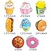 GROBRO7 20 Pcs Kawaii Cute Food Squishy Toys Set, Fries, Hamburger, Pizza, ice cream, doughnut slow Rising Cream Scented Squishy Stress Relief Squeeze Toys