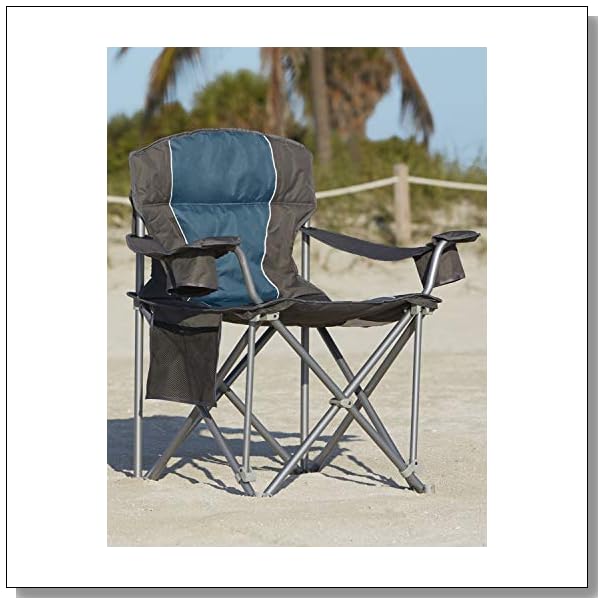 Sturdiest Folding Chair Big Man BLUE CRYSTAL SKY