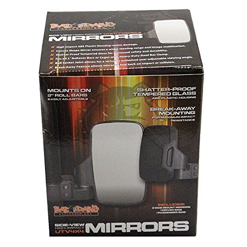 2'' Breakaway Side View Mirror Set, by Bad Dawg 693-3560-20
