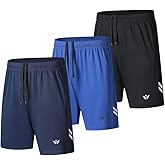 fovdtaa 3/5 Pack Athletic Gym Mens Shorts Quick Dry Basketball Shorts with Pockets for Workout Running Casual Activewear