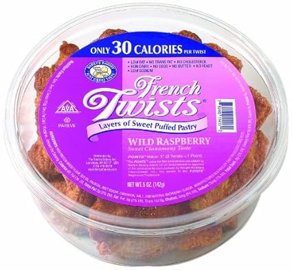Amazon.com : Barry's Bakery French Twist, Wild Raspberry, 5 Ounce Tubs