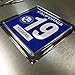 Blank Yearly Tag Frame Domed Boat/Jet Ski Registration Tag Yearly Chrome Set 3