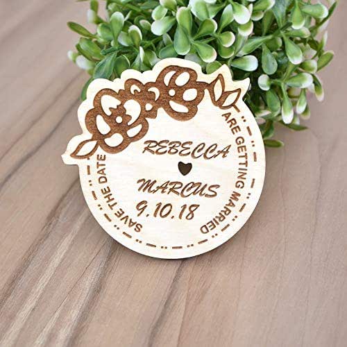 Save the Date for Wedding Wood Save the Date Rustic Wedding