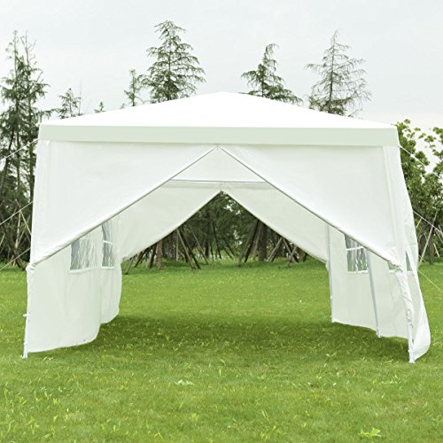 oldzon 10'x20' Canopy Party Wedding Tent Heavy Duty Gazebo Cater Event W/Side Walls with Ebook