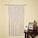 Macrame Woven Wall Hanging Tapestry - Room Hangers Decor - Home Art - W20 X L33 Kitchen/Nursery/Bedroom/Farmhouse/Party/Birthday/Dorm Decorations - Chic Bohemian Wall Decor/Home Decor/Room Decor