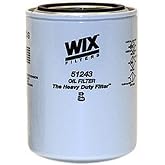 WIX 51243 Oil Filter Replacement, Built for Synthetic and High Mileage Oil - Compatible with Various John Deere Engines and Equipment