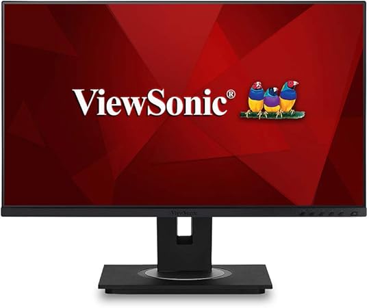 Amazon Com Viewsonic Vg2455 24 Inch Ips 1080p Monitor With Usb 3 1 Type C Hdmi Displayport Vga And 40 Degree Tilt Ergonomics For Home And Office Computers Accessories