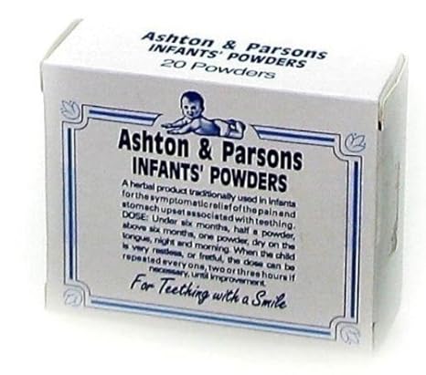 astons and parsons teething powder