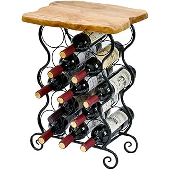 Amazon Com Tidyard 35 Bottles Wine Rack Wine Cabinet Metal Floor