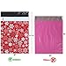 100 Pcs 10x13 Winter Snowflakes Designer Poly Mailers, Ohuhu Christmas Shipping Bags with Self Seal Adhesive, Waterproof and Tear-Proof Postal Bags