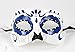 Women's Dia de Los Muertos Sugar Skull Mask (Blue)