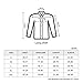 LOCALMODE Men's Casual Dress Shirt Button Down Jeans Shirt Fashion Denim Shirt Black L