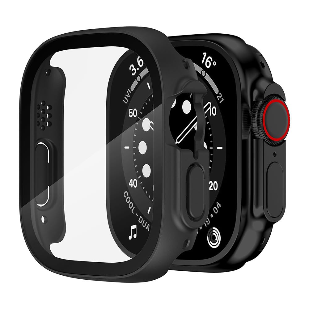 HANKN 2 Pack Hard Matte Case 49mm for Apple Watch