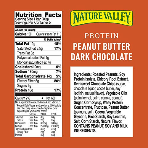 Nature Valley Peanut Butter Dark Chocolate Granola Bars - Image 6
