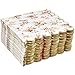 Gift Boutique 100 Floral Luncheon Napkins with Scalloped Edge 3 Ply Flowers Design For Table Bridal Shower Wedding Reception & Birthday Favors Supplies Decorations