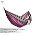 Forbidden Road Hammock Single & Double Camping Portable Parachute Hammock For Outdoor Hiking Travel Backpacking - 210D Nylon Taffeta Hammock Swing - Support 400lbs Ropes Carabiners Included - 4 Colors