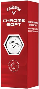 Callaway Chrome Soft Golf Balls 2022 White 12 Pack view 2
