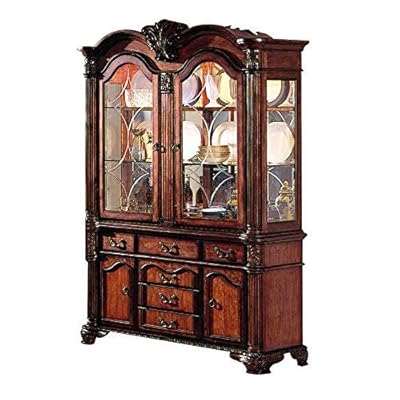 ACME Hutch & Buffet, Cherry – Elegant Storage Solution