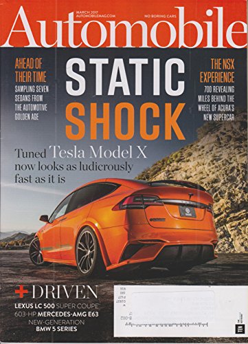 Automobile March 2017 Static Shock Tesla Modex X
