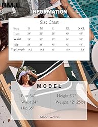 BMJL Women's High Waisted Bikini Sets Sporty Two