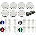 Zinger X27 168 GM Stepper Motor Gauge Instrument Cluster Repair Kit, Fits 2003 2004 2005 2006 GM GMC Chevy/Chevrolet Silverados Tahoes Yukons Suburbans (7 Motors+40 LED Bulbs+Flux Rosin Core Solder)