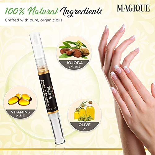 Magique Cuticle Oil Pen & Nail Strengthener Nail Oil & Nail Guardian Serum Cuticle Softener