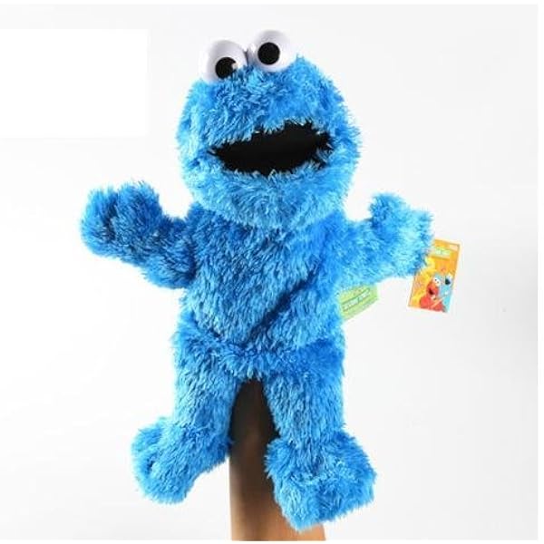 cookie monster hand puppet