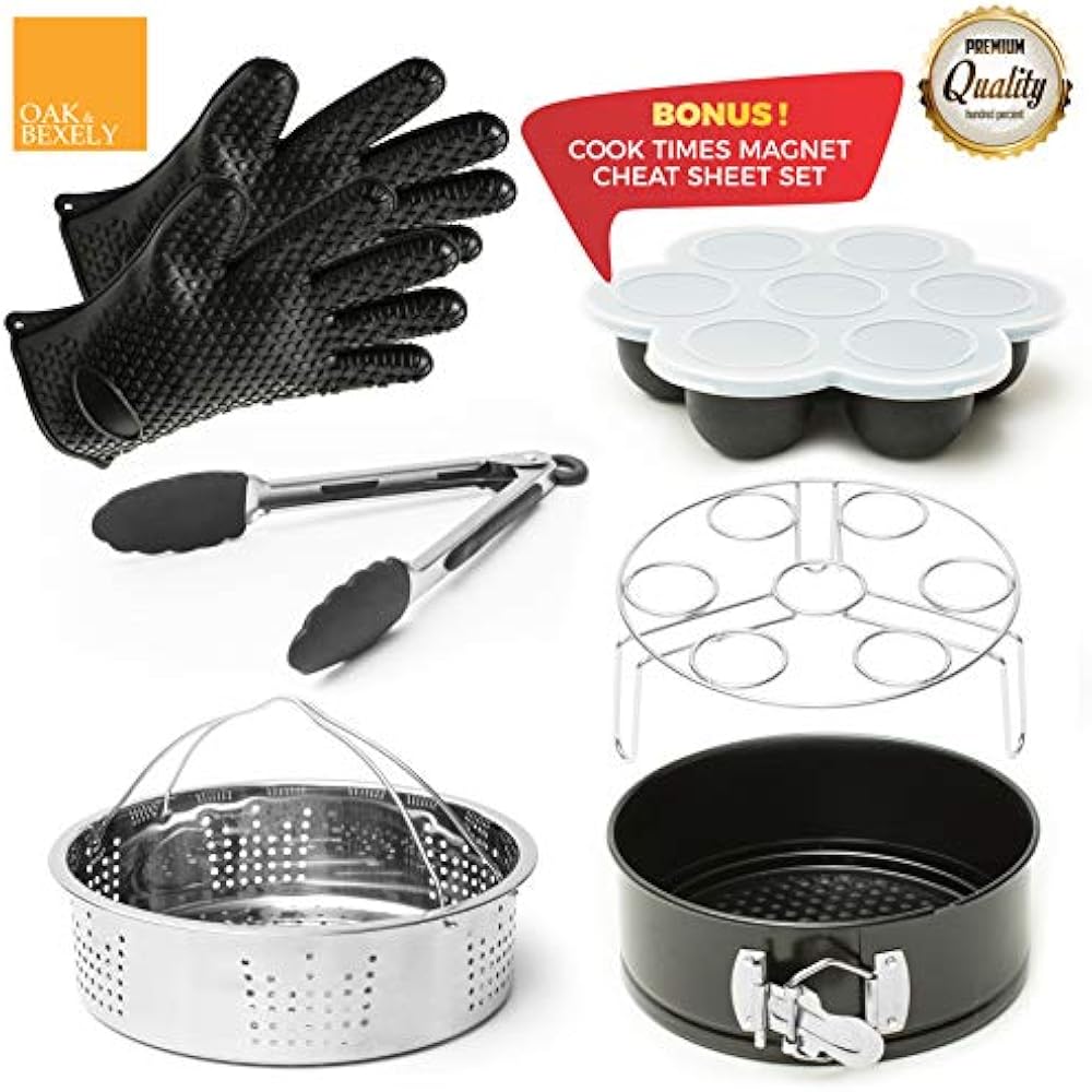 Instant Steamers Pot Cooker Accesories Set Accessory Fits 5 6 8 Qt