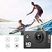 Action Camera Sport Camera 1080P Full HD Waterproof Underwater Camera with 140° Wide-Angle Lens 12MP 2 Rechargeable Batteries and Mounting Accessories Kit - Black03
