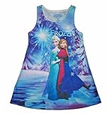 Disney Frozen Little Girls' Anna and Elsa Sublimated Tank Dress
