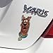 Fan Emblems Happy Scooby Car Decal - Automotive Domed Classic Scooby-Doo Logo