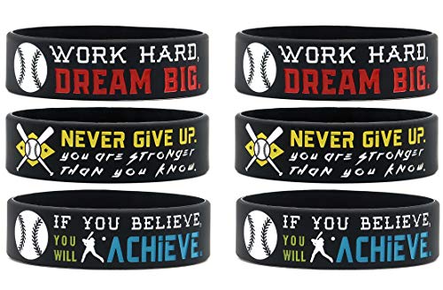 6-Pack-Motivational-Baseball-Wristbands-with-Sports-Quotes-Baseball-Gifts-Jewelry-Accessories-for-Baseball-Players-Team-Awards-and-Party-Favors-Unisex-for-Men-Women-Youth-Teen-Girls-Boys