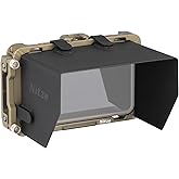 Nitze Cage Kit for Atomos Ninja/Ninja V/Ninja V+ / Ninja Ultra/Zato Connect/Shinobi Monitor, with HDMI Cable Clamp and PU Leather Sunhood - JT-A05B