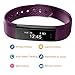 Fitness Tracker, LOLG Smart Waterproof Activity Tracker Health Watch with Pedometer Bluetooth Distance Calories Counter Sleep Monitor Camera Control etc for IOS &Android System (PURPLE)
