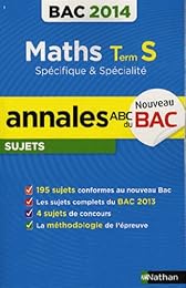 ANNALES BAC 2014 MATHS S SPE &