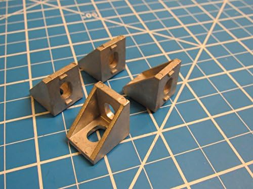 8pcs 2020 Corner Bracket Aluminum Size 20x20x17mm for T Slot Aluminum Extrusion CNC 3D Printer
