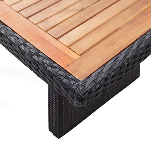 vidaXL Akazienholz Gartenmöbel 9-TLG. Gartengarnitur Sitzgruppe Gartenset Sitzgarnitur Gartentisch Tisch Stühle Poly… – Bild 7