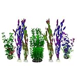 chunnron Piante Acquatiche Accessori Acquario Decorazione dell'acquario di Pesce Decor Acquario Piante Artificiali per…