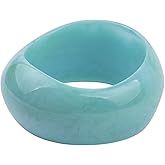 Caiyao Colorful Square Acrylic Resin Bangle Bracelet Wristbands Tortoiseshell Acetate Plate Cuff Bracelet Vintage Wide Irregular Geometric Plastic Bracelet for Women Jewelry