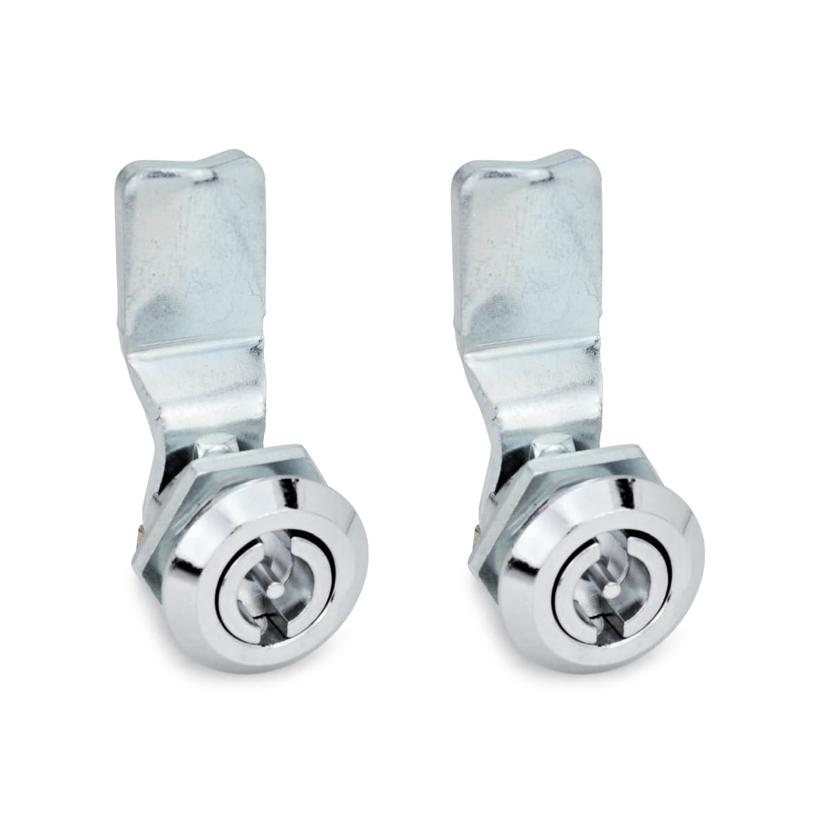 Ganter Standard Elements | GN 115 | Use with Double Bitted Key Lock with Socket – Pack of 2, Silver, GN 115-VDE-20