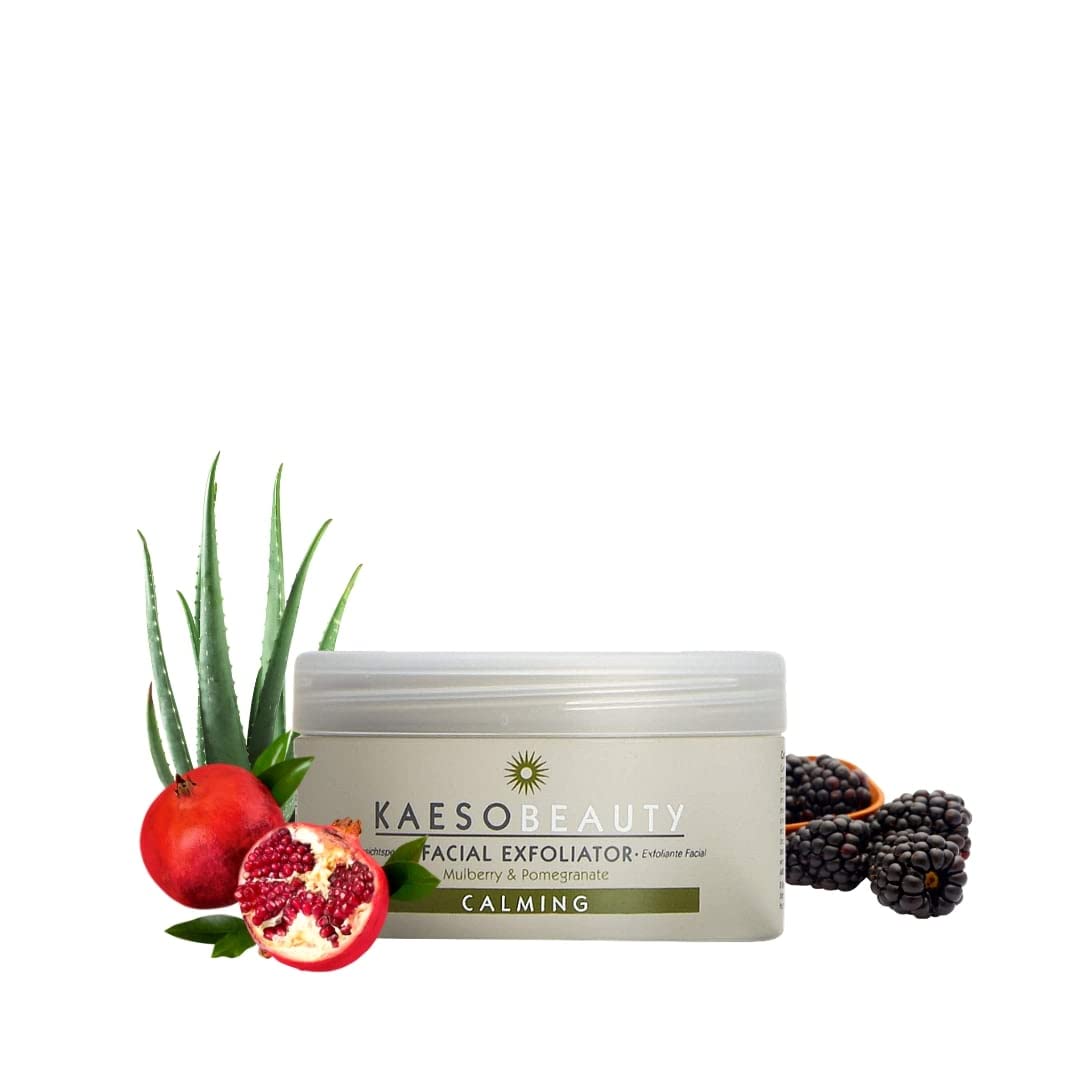 Kaeso Calming Exfoliator 245ml – Gentle Face Scrub for Sensitive Skin – Soothing & Smoothing Facial Exfoliant – Professional Salon Size