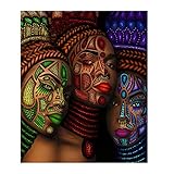 certainPL DIY 5D Diamond Painting Kits, Full Drill Crystal Rhinestone Diamond Embroidery Paintings Pictures, Household Arts Craft for Adults - African Women (C)