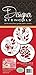 Designer Stencils Roses are Red Cookie Stencil Set, Beige/Semi-Transparent, Fits 3